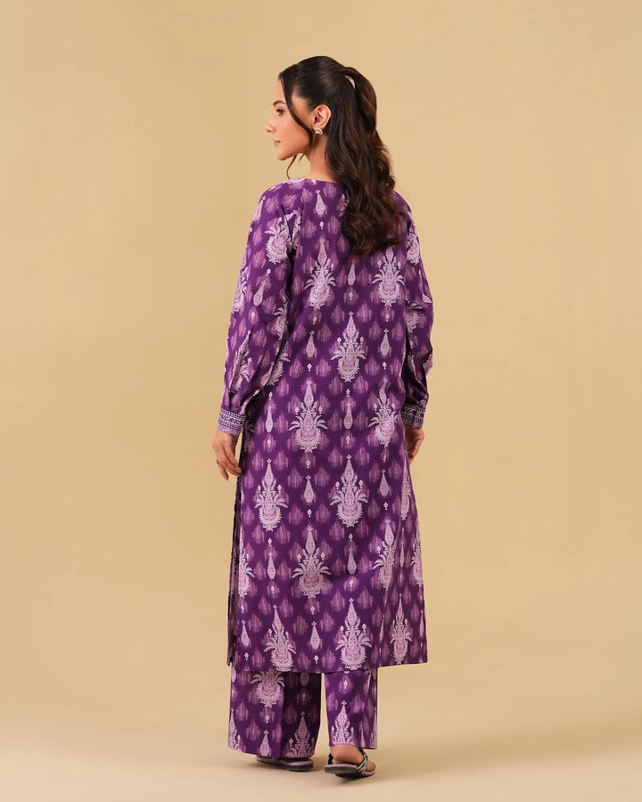 2 Piece - Printed Cambric Cotton Suit Unstitched | UNFF0106-K.CT Sha Posh Textile