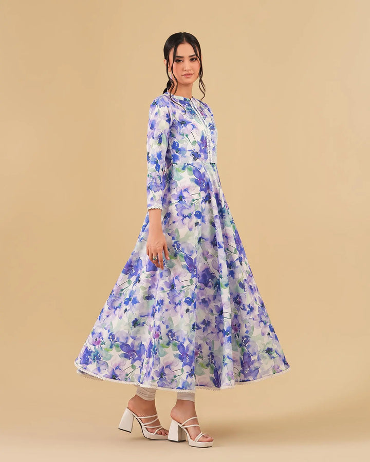 2 Piece - Printed Cambric Cotton Suit Unstitched | UNFF0107-K.CT Sha Posh Textile