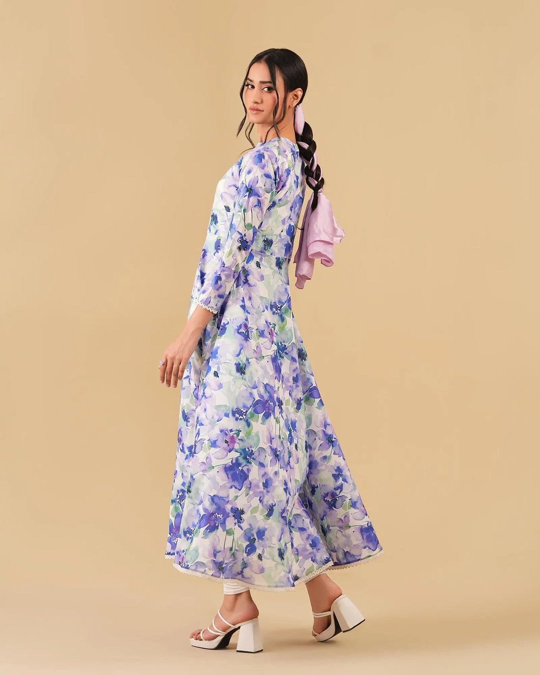 2 Piece - Printed Cambric Cotton Suit Unstitched | UNFF0107-K.CT Sha Posh Textile
