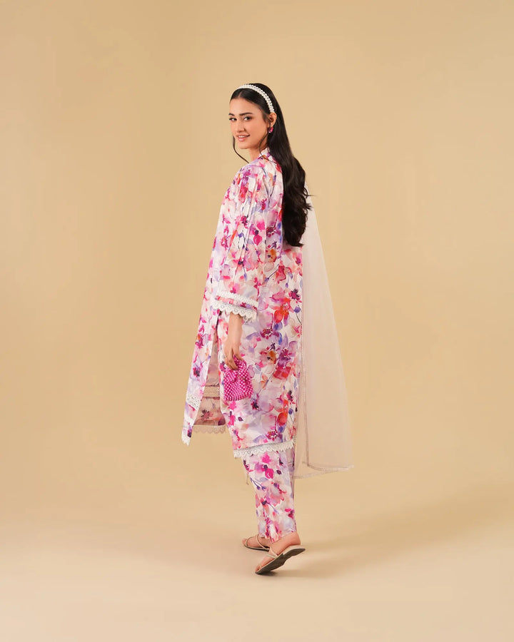 2 Piece - Printed Cambric Cotton Suit Unstitched | UNFF0108-K.CT Sha Posh Textile