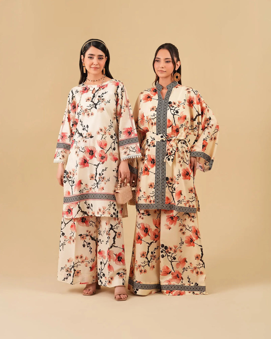 2 Piece - Printed Cambric Cotton Suit Unstitched | UNFF0113-K.CT Sha Posh Textile