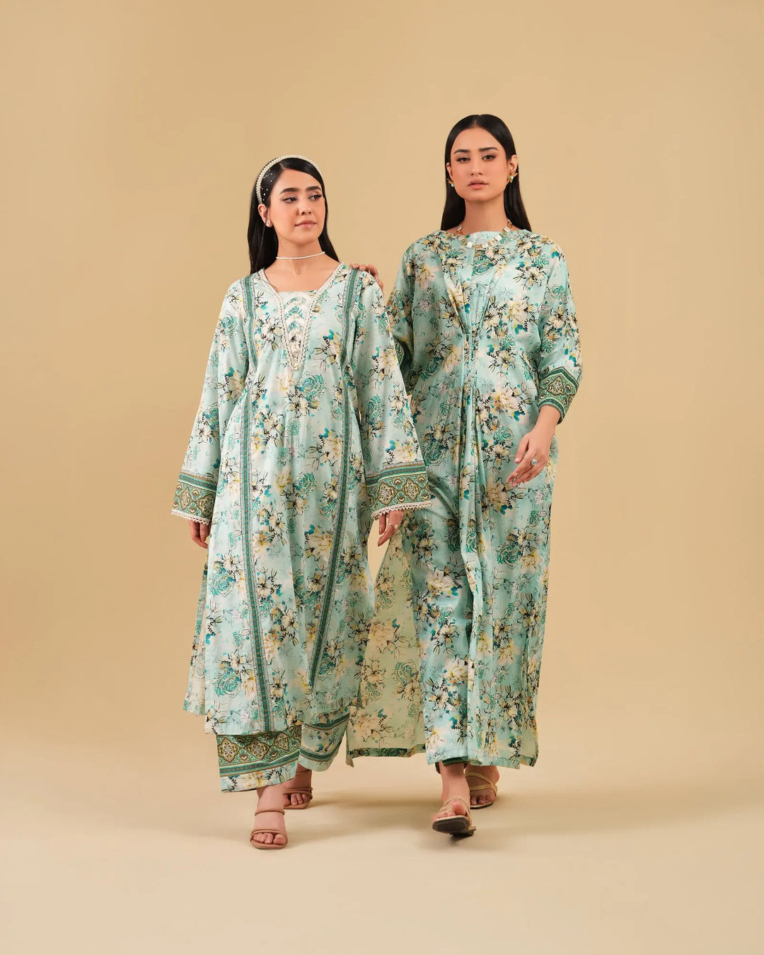 2 Piece - Printed Cambric Cotton Suit Unstitched | UNFF0114-K.CT Sha Posh Textile