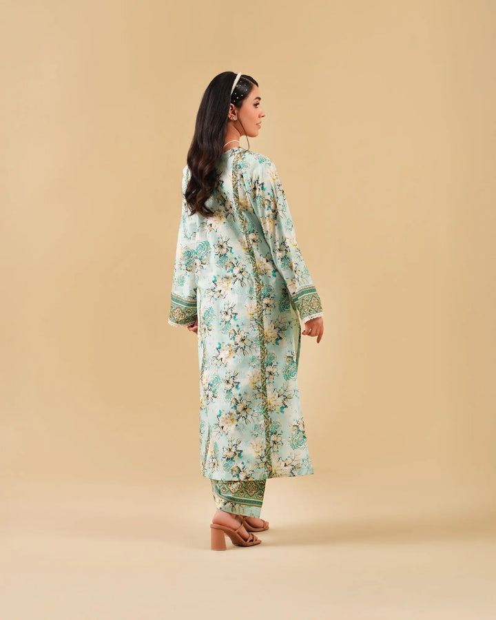 2 Piece - Printed Cambric Cotton Suit Unstitched | UNFF0114-K.CT Sha Posh Textile
