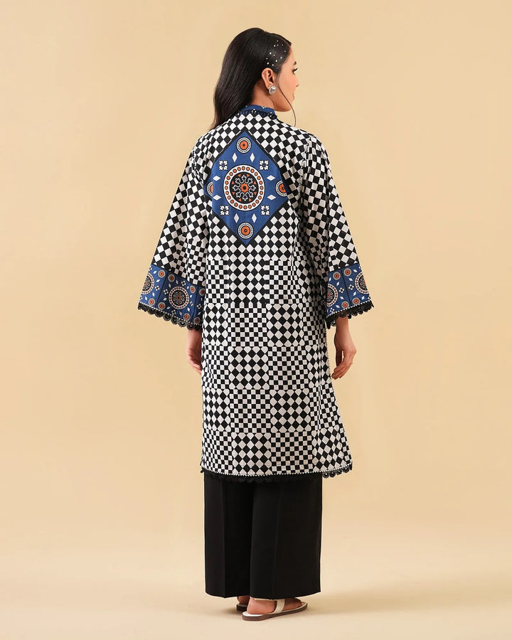 2 Piece - Printed Cambric Cotton Suit Unstitched | UNFF048-K.CT Sha Posh Textile