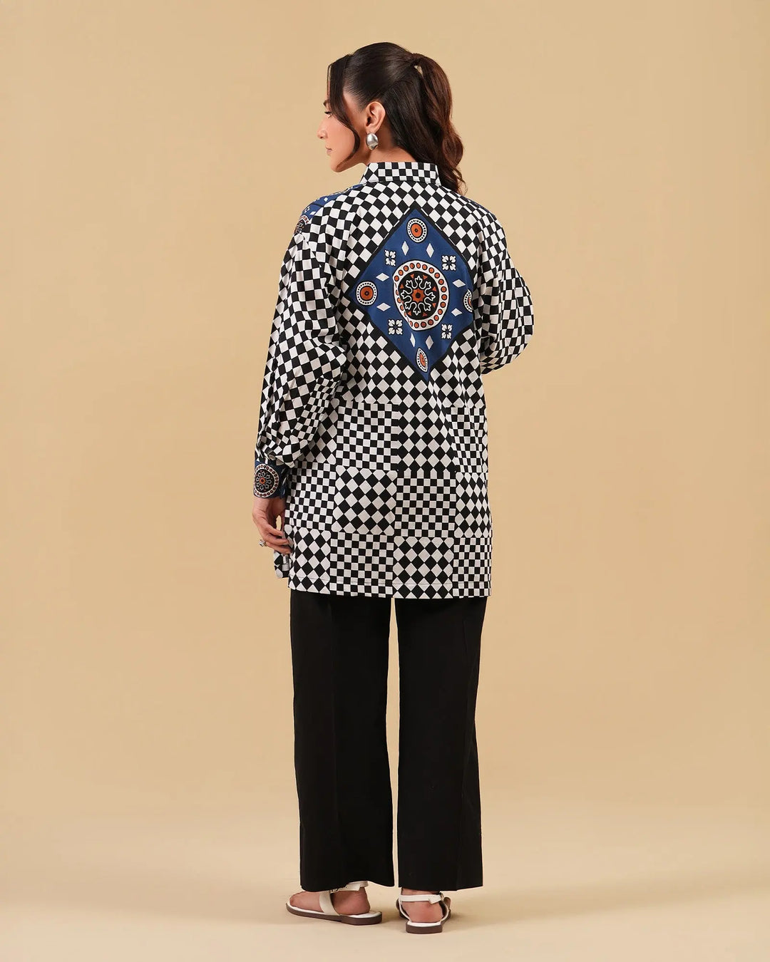 2 Piece - Printed Cambric Cotton Suit Unstitched | UNFF048-K.CT Sha Posh Textile