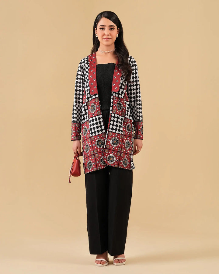 2 Piece - Printed Cambric Cotton Suit Unstitched | UNFF049-K.CT Sha Posh Textile