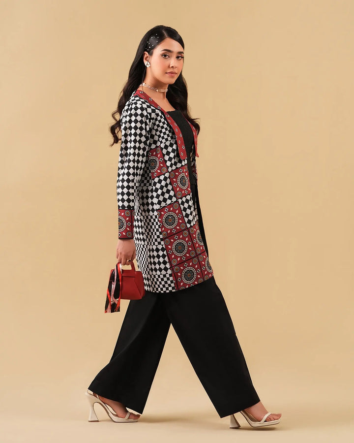 2 Piece - Printed Cambric Cotton Suit Unstitched | UNFF049-K.CT Sha Posh Textile