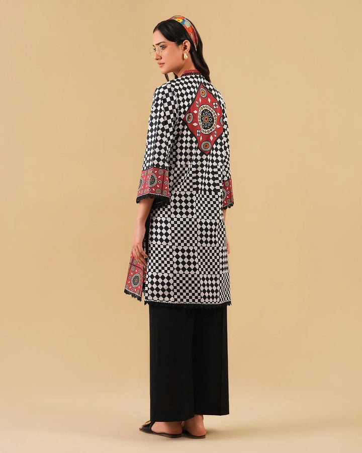 2 Piece - Printed Cambric Cotton Suit Unstitched | UNFF049-K.CT Sha Posh Textile