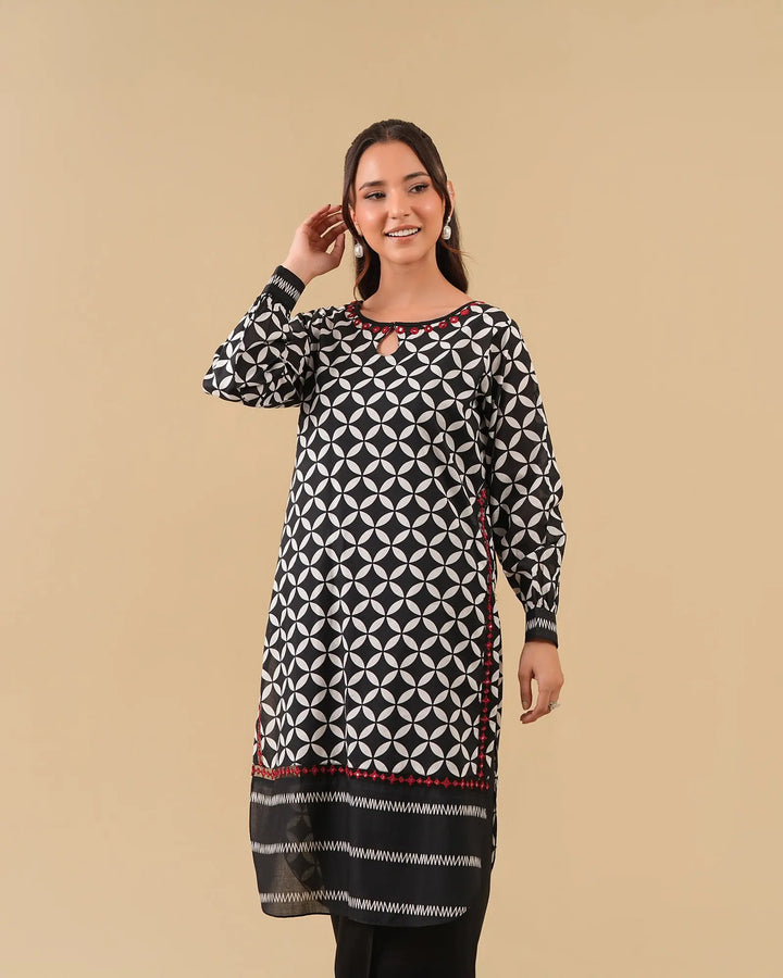 2-Piece Printed Cambric Cotton Suit Unstitched | UNFF068-K.CT Sha Posh Textile