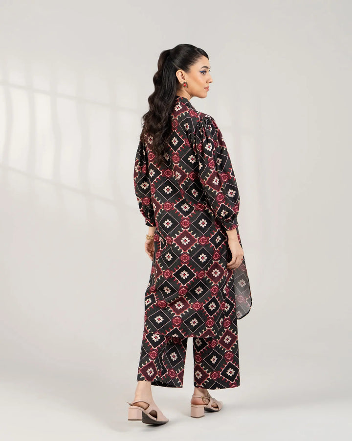 2 Piece - Printed Khaddar Suit Unstitched | UNFF-002 - Sha Posh Textile