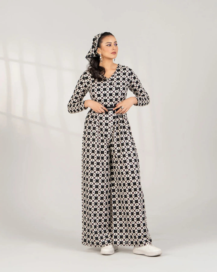 2 Piece - Printed Khaddar Suit Unstitched | UNFF-005 - Sha Posh Textile