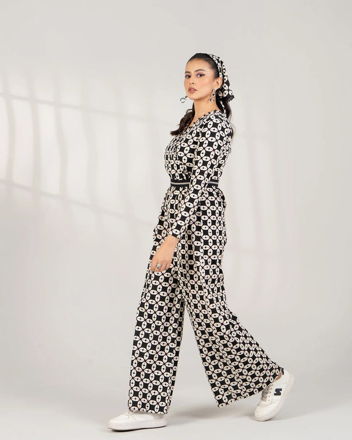 2 Piece - Printed Khaddar Suit Unstitched | UNFF-005 - Sha Posh Textile