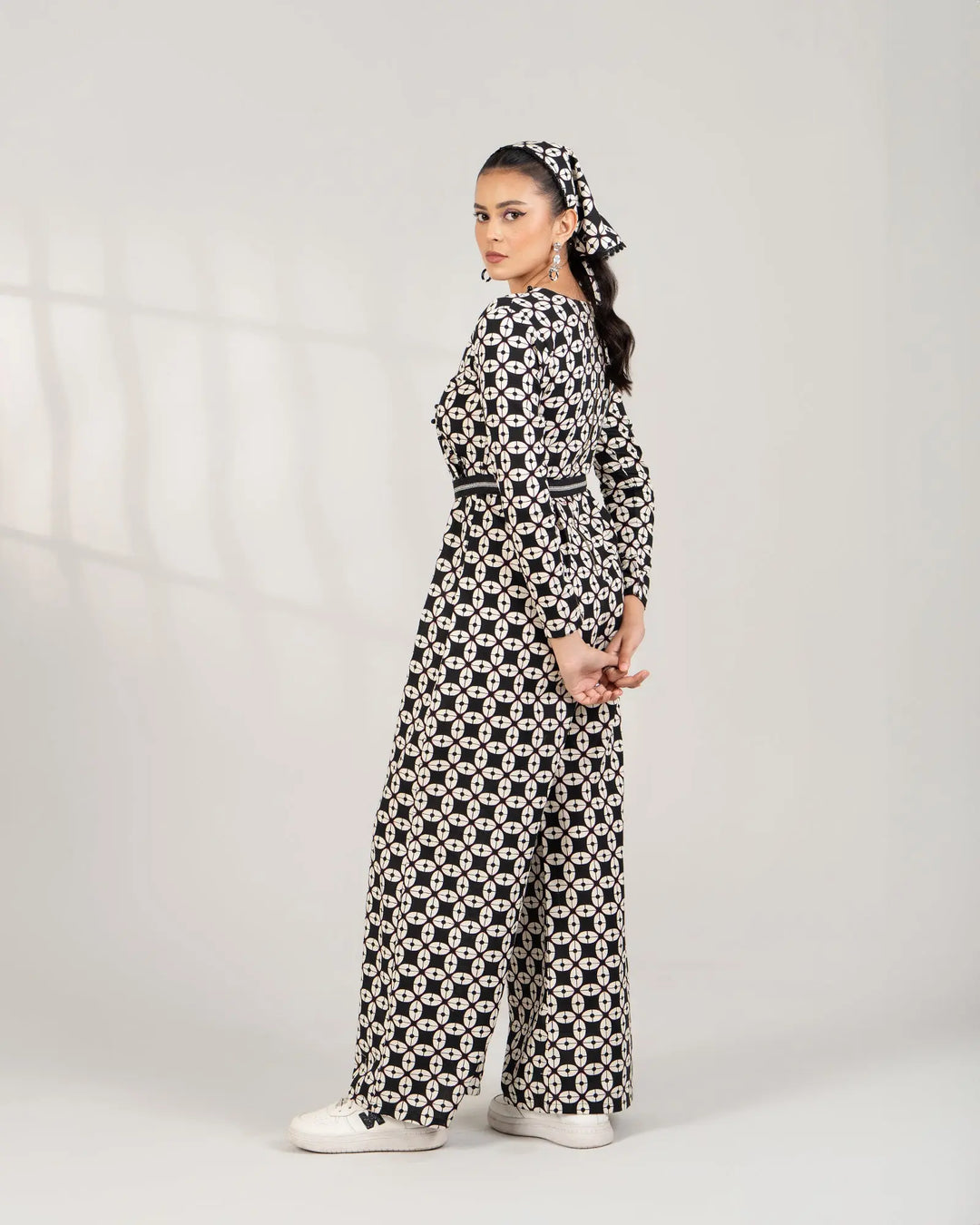 2 Piece - Printed Khaddar Suit Unstitched | UNFF-005 - Sha Posh Textile