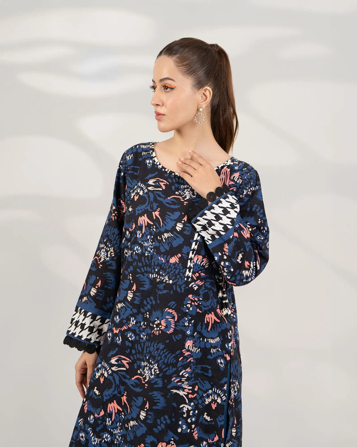 2 Piece - Printed Khaddar Suit Unstitched | UNFF-012 - Sha Posh Textile