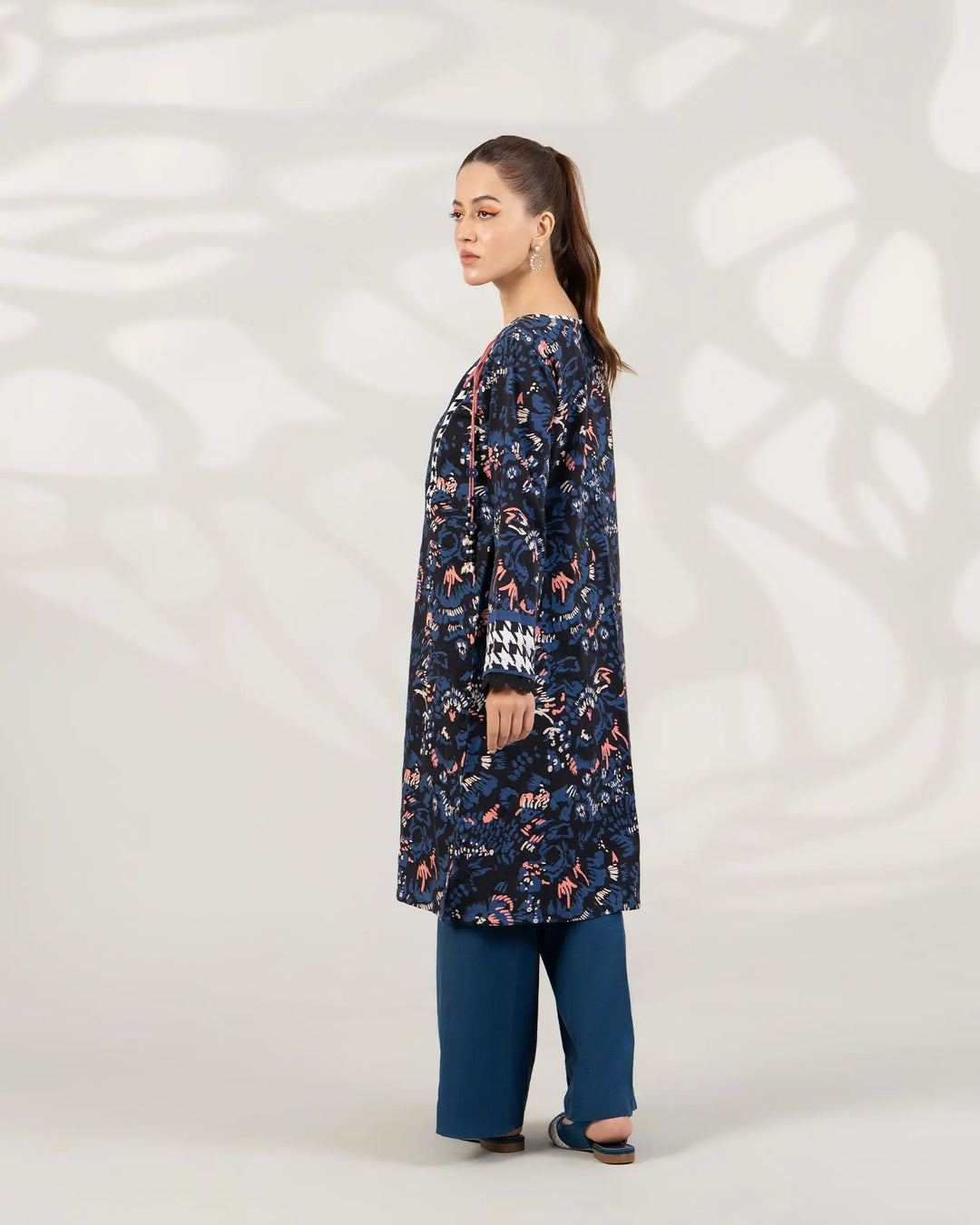 2 Piece - Printed Khaddar Suit Unstitched | UNFF-012 - Sha Posh Textile