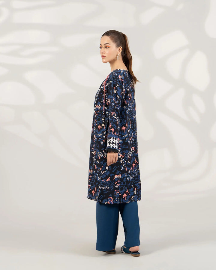 2 Piece - Printed Khaddar Suit Unstitched | UNFF-012 - Sha Posh Textile