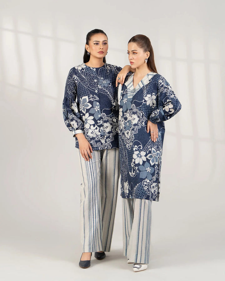 2 Piece - Printed Khaddar Suit Unstitched | UNFF-016 - Sha Posh Textile