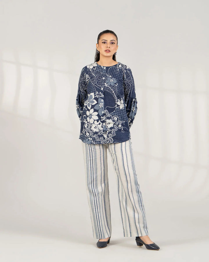 2 Piece - Printed Khaddar Suit Unstitched | UNFF-016 - Sha Posh Textile
