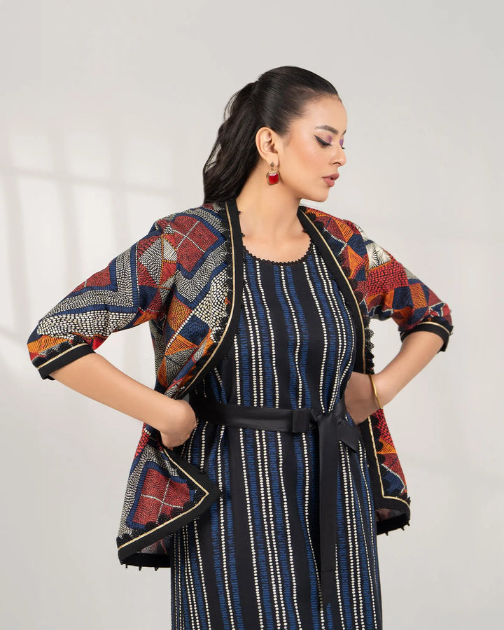 2 Piece - Printed Khaddar Suit Unstitched | UNFF-017 - Sha Posh Textile