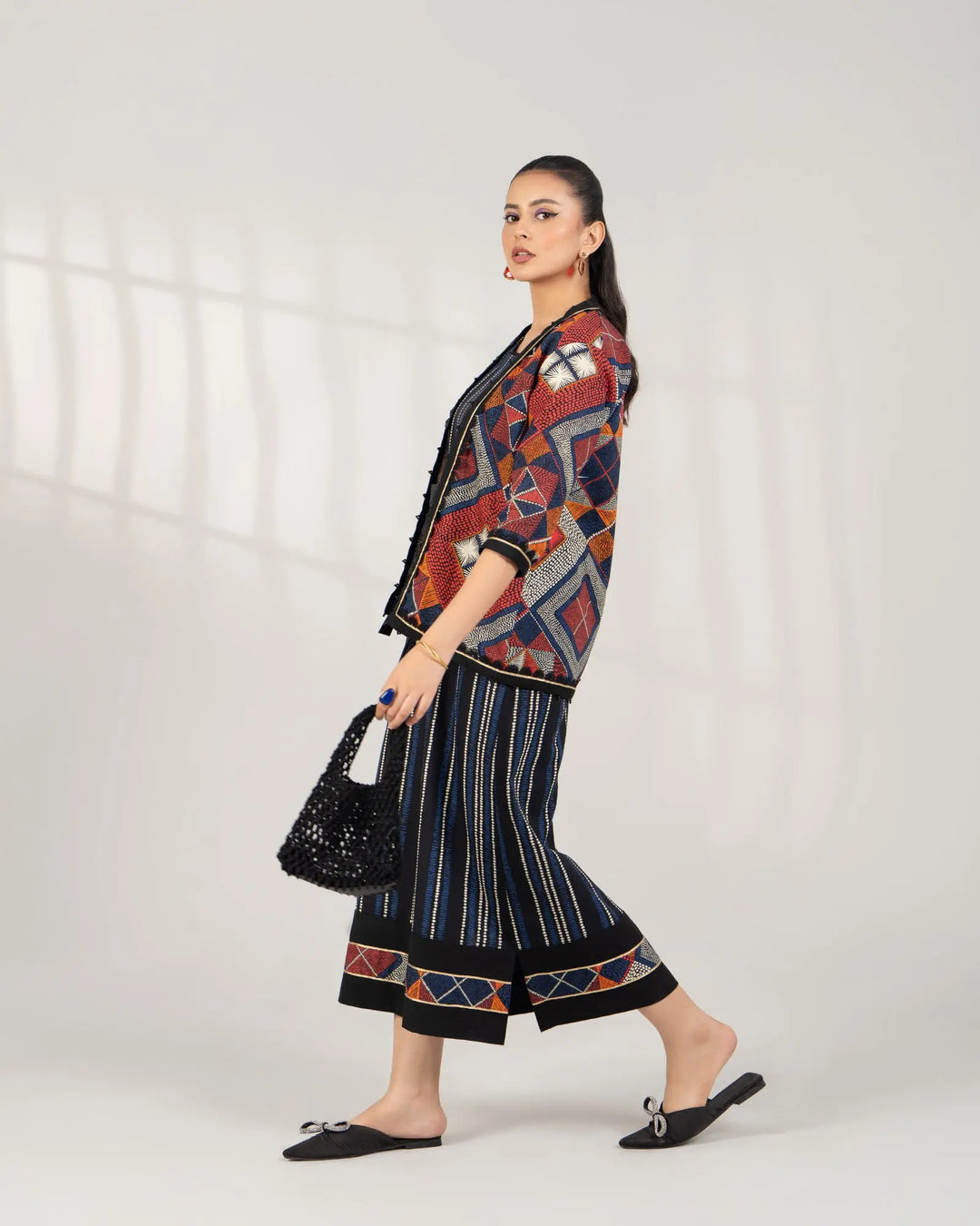 2 Piece - Printed Khaddar Suit Unstitched | UNFF-017 - Sha Posh Textile