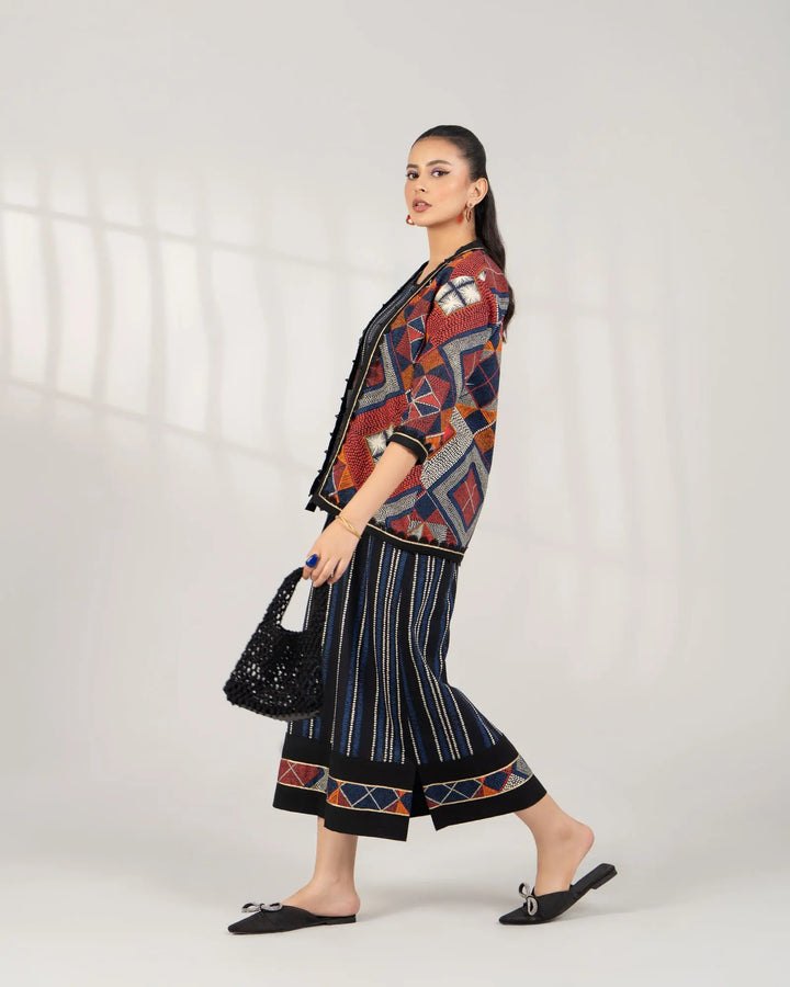 2 Piece - Printed Khaddar Suit Unstitched | UNFF-017 - Sha Posh Textile