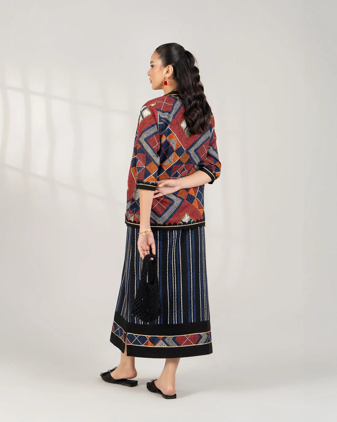 2 Piece - Printed Khaddar Suit Unstitched | UNFF-017 - Sha Posh Textile