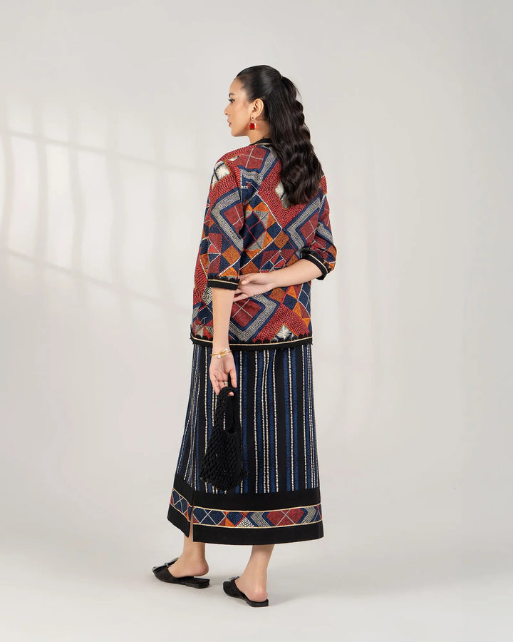 2 Piece - Printed Khaddar Suit Unstitched | UNFF-017 - Sha Posh Textile