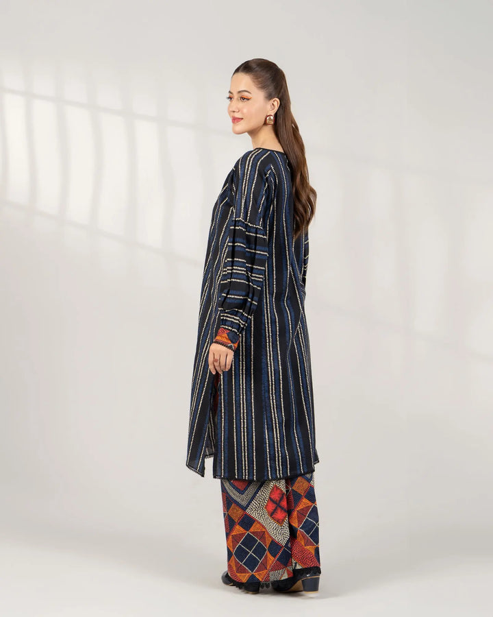 2 Piece - Printed Khaddar Suit Unstitched | UNFF-017 - Sha Posh Textile