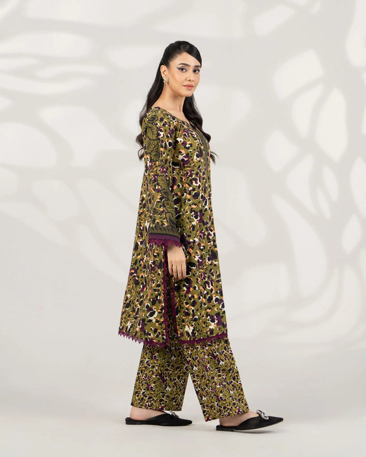 2 Piece - Printed Khaddar Suit Unstitched | UNFF-021 - Sha Posh Textile