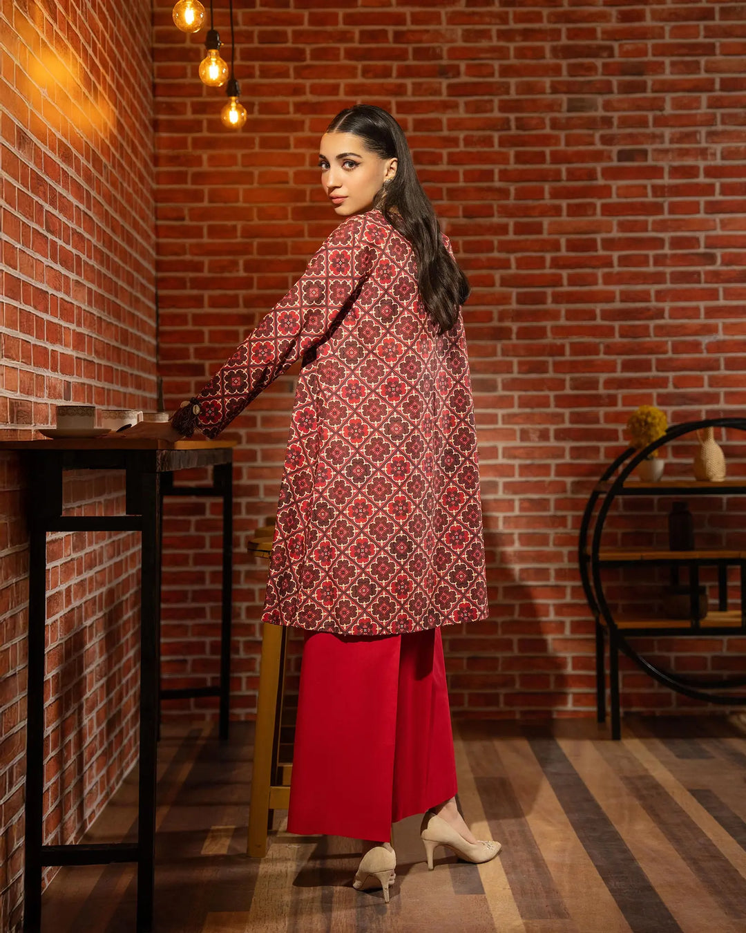 2 Piece - Printed Khaddar Suit Unstitched | UNFF003-KD - Sha Posh Textile
