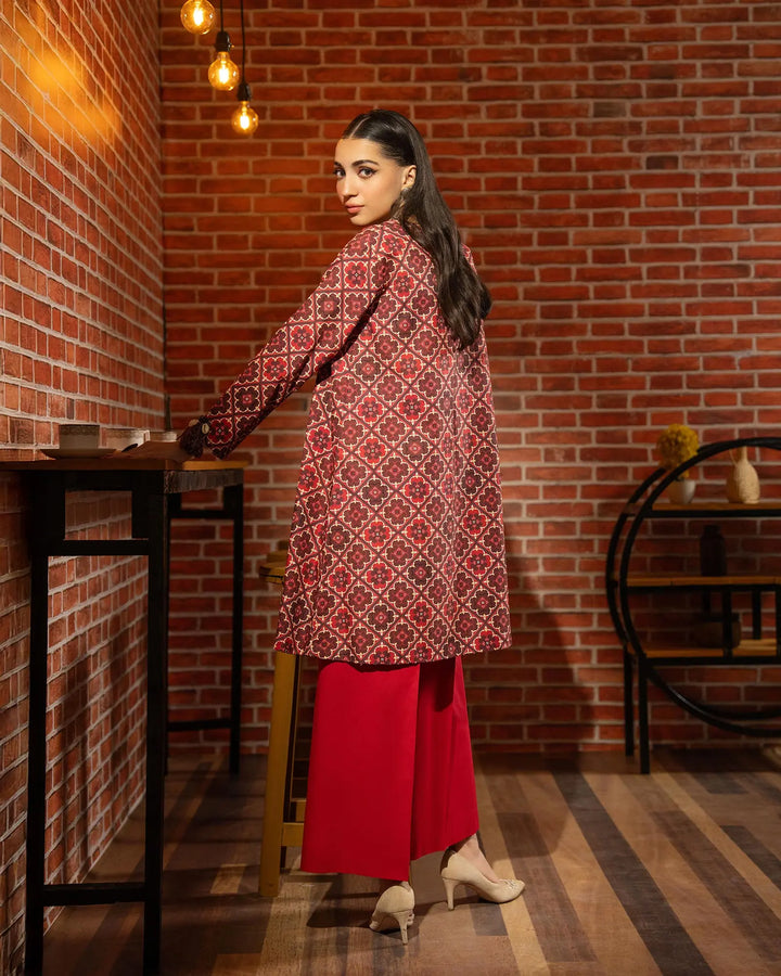 2 Piece - Printed Khaddar Suit Unstitched | UNFF003-KD - Sha Posh Textile