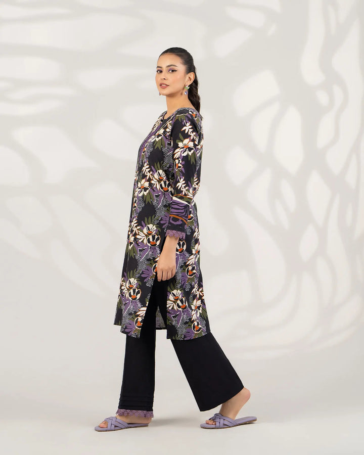 2 Piece - Printed Khaddar Suit Unstitched | UNFF028-KD - Sha Posh Textile