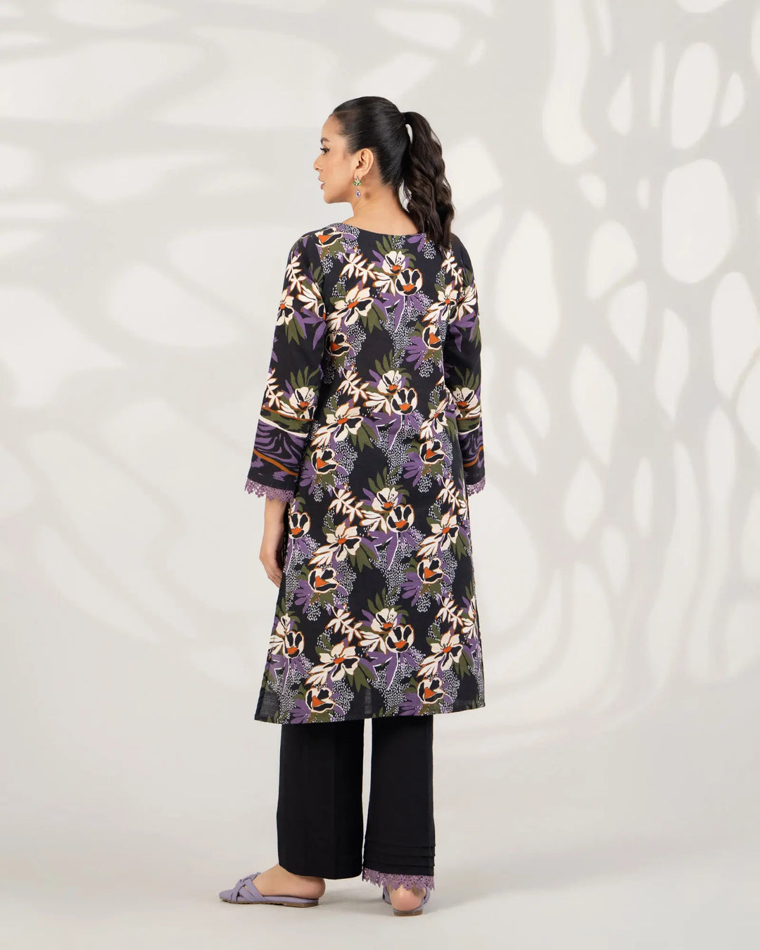 2 Piece - Printed Khaddar Suit Unstitched | UNFF028-KD - Sha Posh Textile