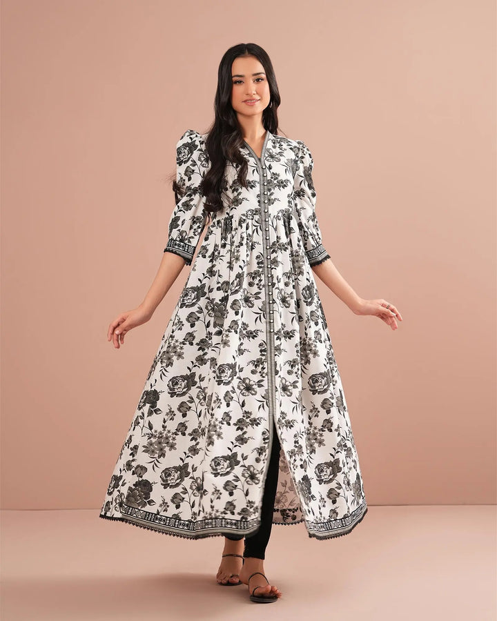 2 Piece - Printed Lawn Suit Unstitched | UNFF0101-K.CT Sha Posh Textile