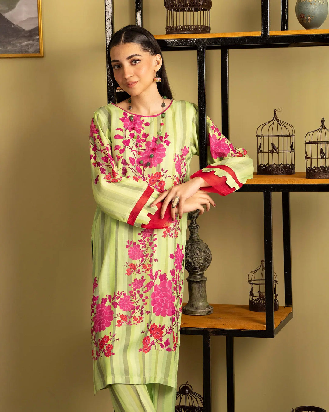 2 Piece Raw Silk Suit | 17117-IG-RWS - Sha Posh Textile