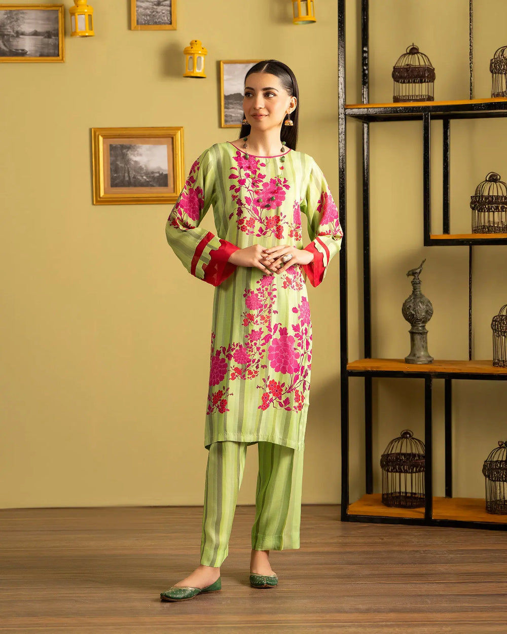 2 Piece Raw Silk Suit | 17117-IG-RWS - Sha Posh Textile