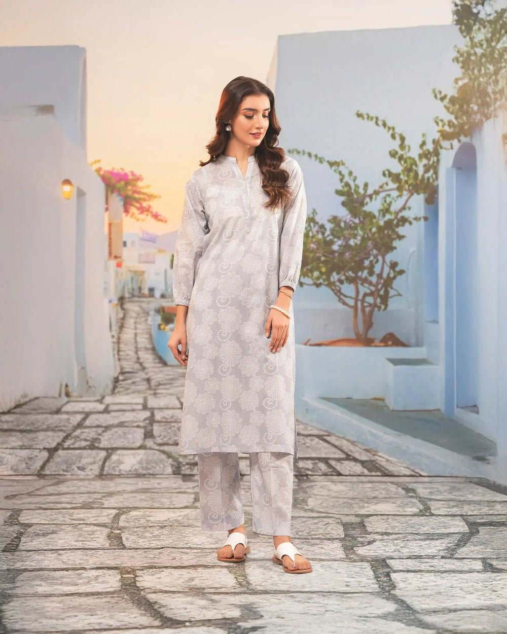 2 Piece Ready-to-Wear Cotton Suit | 1097-ST-CT Sha Posh Textile