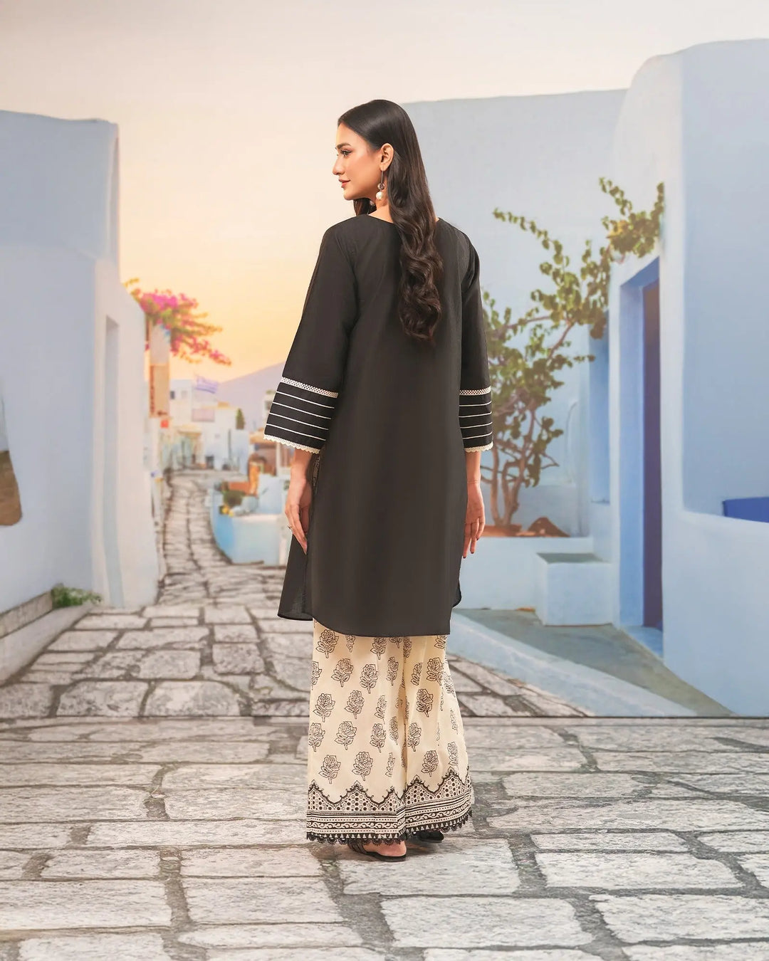 2-Piece Ready-to-Wear Cotton Suit | 17069-IG-CT - Sha Posh Textile