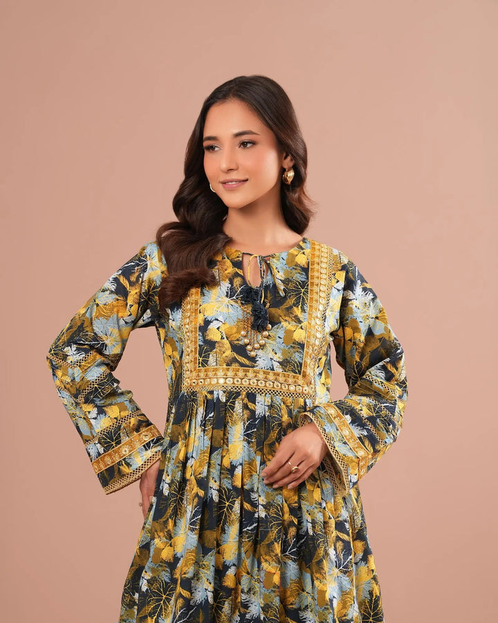 2-Piece Ready-to-Wear Cotton Suit | 17243-IG-CT - Sha Posh Textile