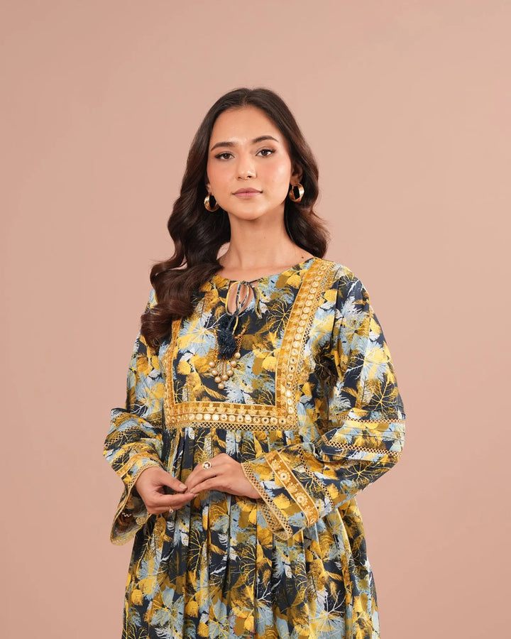 2-Piece Ready-to-Wear Cotton Suit | 17243-IG-CT - Sha Posh Textile