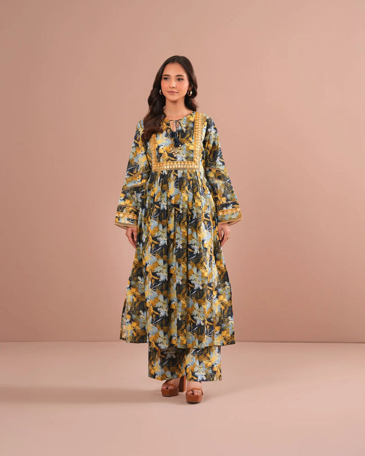 2-Piece Ready-to-Wear Cotton Suit | 17243-IG-CT - Sha Posh Textile