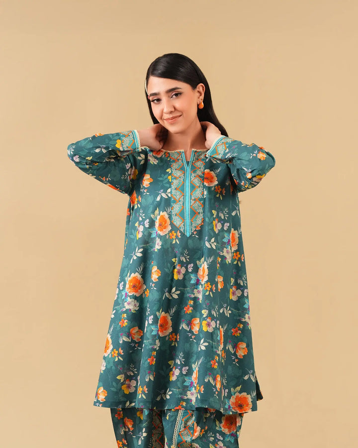 2-Piece Ready-to-Wear Cotton Suit | 17246-IG-CT Sha Posh Textile