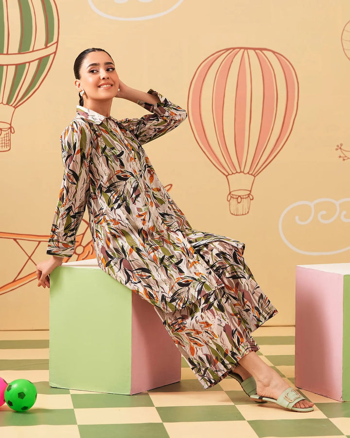 2-Piece Ready-to-Wear Cotton Suit | 17261-IG-CT Sha Posh Textile