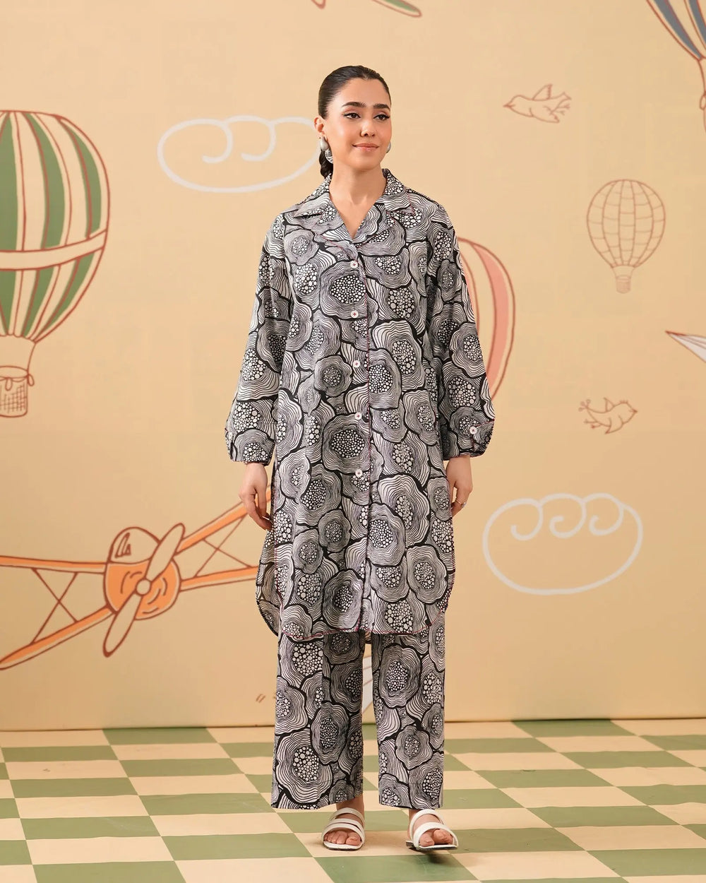 2-Piece Ready-to-Wear Cotton Suit | 17270-IG-CT Sha Posh Textile