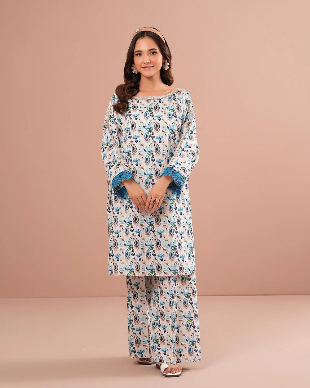 2-Piece Ready-to-Wear Cotton Suit | 17272-IG-CT Sha Posh Textile