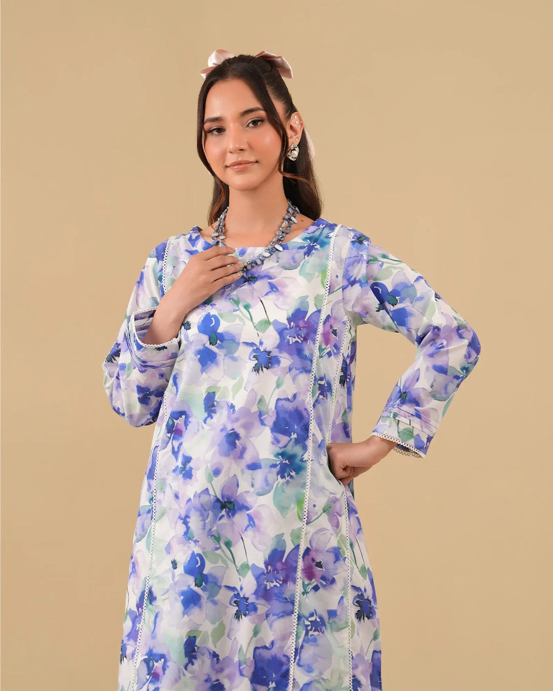 2-Piece Ready-to-Wear Cotton Suit | 17278-IG-CT Sha Posh Textile