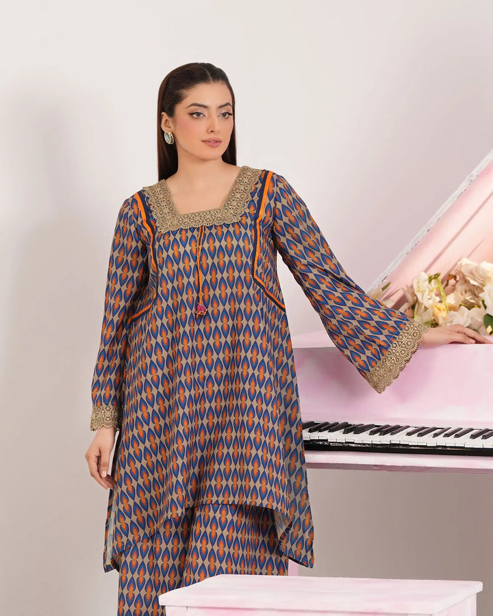 2-Piece Ready-to-Wear Cotton Suit | 17307-IG-CT Sha Posh Textile