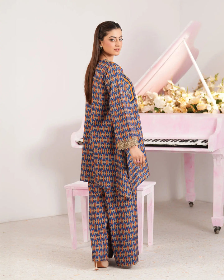 2-Piece Ready-to-Wear Cotton Suit | 17307-IG-CT Sha Posh Textile