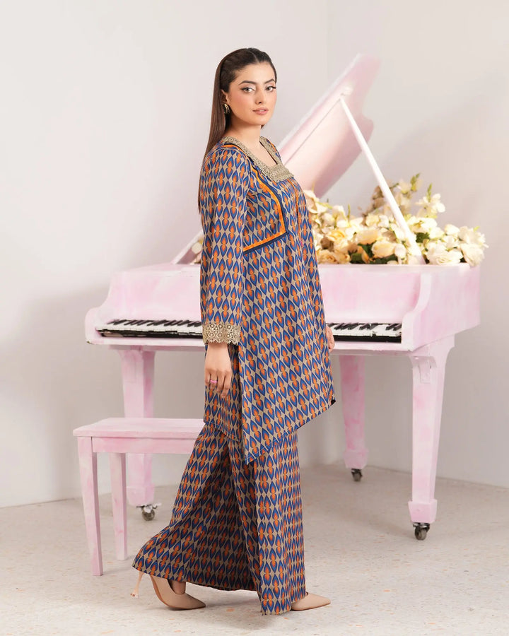 2-Piece Ready-to-Wear Cotton Suit | 17307-IG-CT Sha Posh Textile