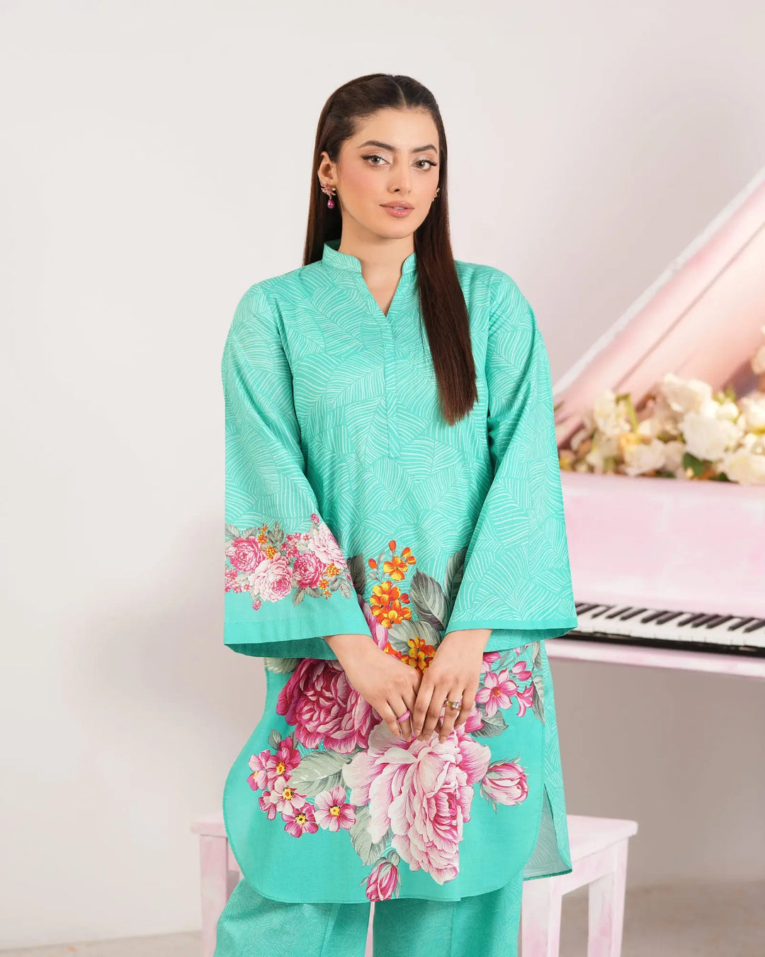 2-Piece Ready-to-Wear Cotton Suit | 17314-IG-CT Sha Posh Textile